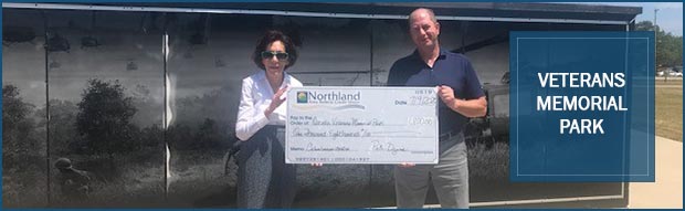 Northland Donates to Veterans Memorial Park