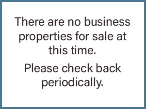 There are no business properties for sale at this time. 